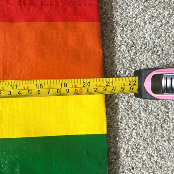 NWT IKEA Rainbow 🌈 tote bag - Picture 3 of 8